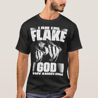 私は素晴らし水族館アンジェフィッシュのフレーク神だ Tシャツ