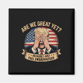 私は素晴らし男性を乗っ感じているのか マグネット (正面)