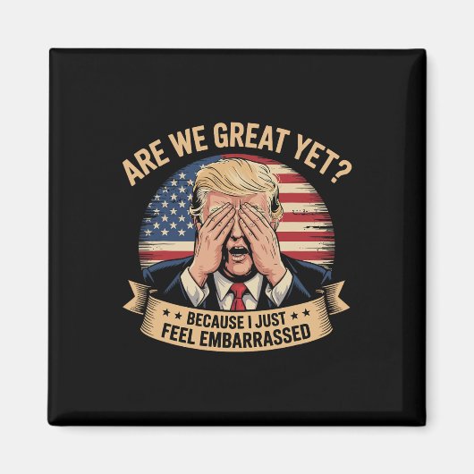 私は素晴らし男性を乗っ感じているのか マグネット (正面)