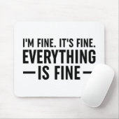 私は素晴らし.あ素晴らしあ。全て素晴らし。 マウスパッド (マウス)