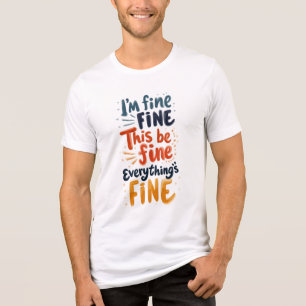 私は素晴らし.これ素晴らし。全て素晴らし トライブレンドTシャツ