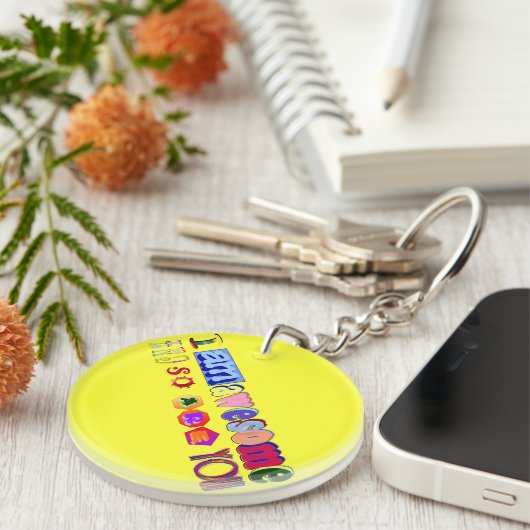 私は素晴らし キーホルダー (正面右)