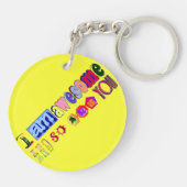 私は素晴らし キーホルダー (裏面)