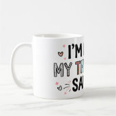 私は素晴らし コーヒーマグカップ (左)