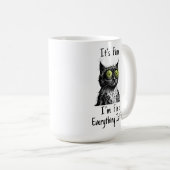 私は素晴らし コーヒーマグカップ (正面右)