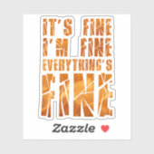 私は素晴らし、全て素晴らしは素晴らし シール (シート)