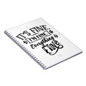 私は素晴らし、全て素晴らしは素晴らし ノートブック (右側)