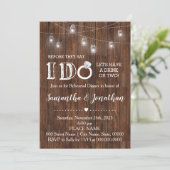 私は素朴カップルで田舎の納屋のシャワーを結婚する 招待状 (スタンド正面)