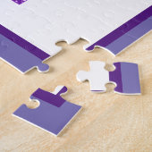 私は紫の馬が本当に好きだ ジグソーパズル (側面)