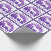 私は紫の馬が本当に好きだ ラッピングペーパー (角)