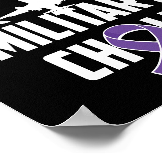 私は紫色の軍隊の子供の月2022 ポスター (角)