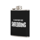 私は細断されたほうがいい フラスク (左)