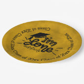 私は終わった – 黄色 ペーパープレート (アングル)