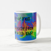 私は終わってない！ コーヒーマグカップ (正面右)