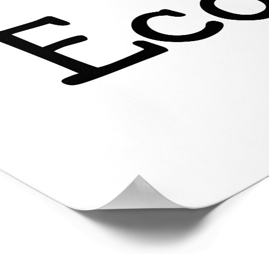 私は経済学が大好き ポスター (角)