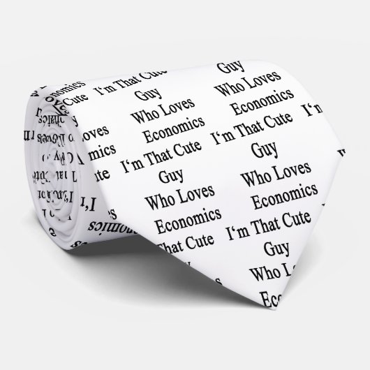 私は経済学を愛するそのかわいい人です ネクタイ (ロール)