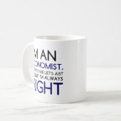 私は経済学者です コーヒーマグカップ (正面左)