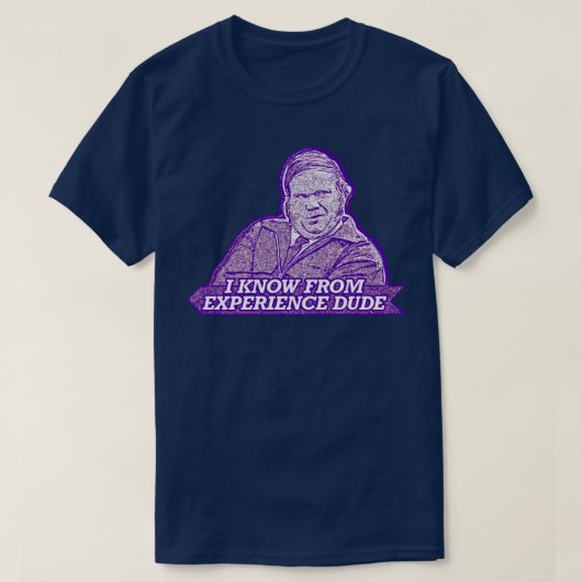 私は経験から知っている男Farley Billy Madison Tシャツ (デザイン正面)