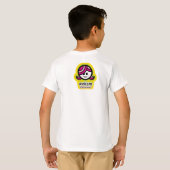 私は経験します自閉症を、持っています忍耐(girl2)を tシャツ (裏面フル)