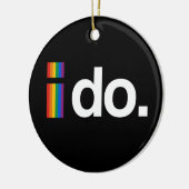 私は結婚したいと思います セラミックオーナメント (左)