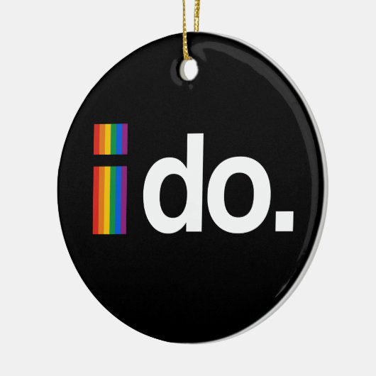 私は結婚したいと思います セラミックオーナメント (左)