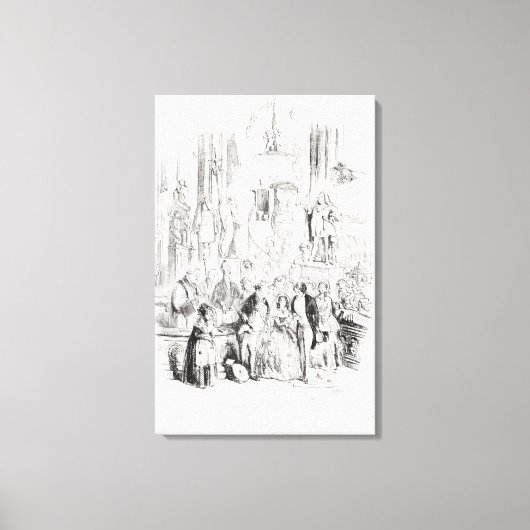 私は結婚した キャンバスプリント (正面)