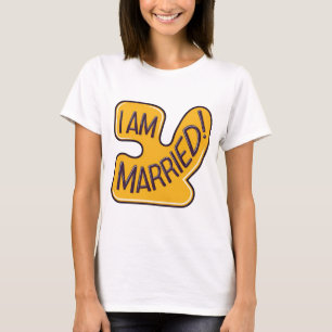 私は結婚した Tシャツ