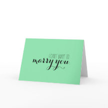 私は結婚するためにカード待つことができません