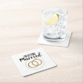 私は結婚する スクエアペーパーコースター (インサイチュ)