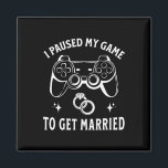 私は結婚式の日を取るためにゲーム結婚したをおもしろい中断した マグネット<br><div class="desc">私は結婚式の日の冗談の新郎を得るために結婚したのおもしろいゲームを一時停止</div>