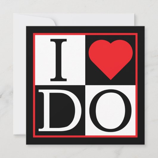 私は結婚式招待状をします 招待状 (正面)