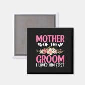 私は結婚彼を愛した新郎の結婚式の日の母 マグネット (正面/裏面)