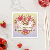 私は結婚結婚の スタンダードカクテルナプキン (インサイチュ)