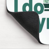 私は給与を支払う私に優しい マウスパッド (コーナー)