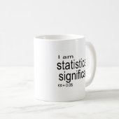 私は統計的にsignificant.jpgです コーヒーマグカップ (正面右)