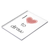 私は絵を描くのが大好きだ ノートブック (左側)