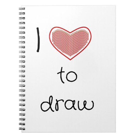 私は絵を描くのが大好きだ ノートブック (正面)