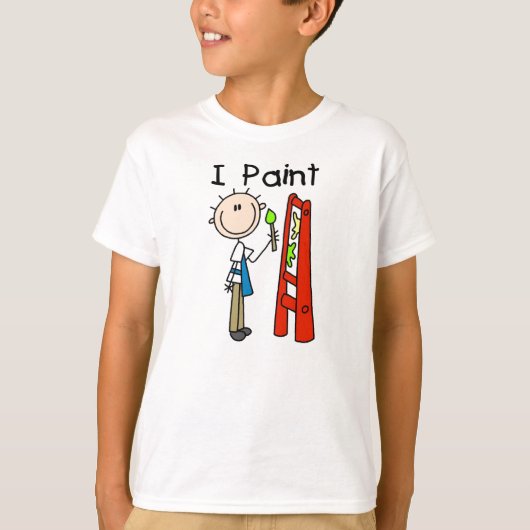 私は絵を描く Tシャツ (正面)