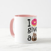 私は絵文字与えをウンチする マグカップ (正面左)