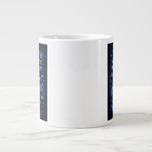 私は絶対にセラピーが必要だ、私はデルル ジャンボコーヒーマグカップ (正面)