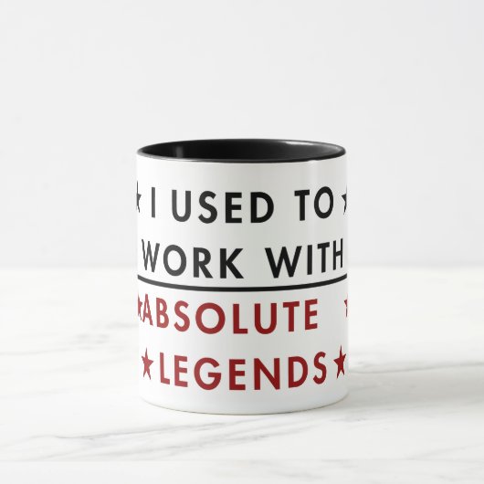 私は絶対伝説を扱うのに慣れていた マグカップ (中央)