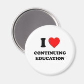 私は継続教育が大好き マグネット (正面/裏面)