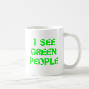 私は緑の人々を見る聖パトリックの日 コーヒーマグカップ