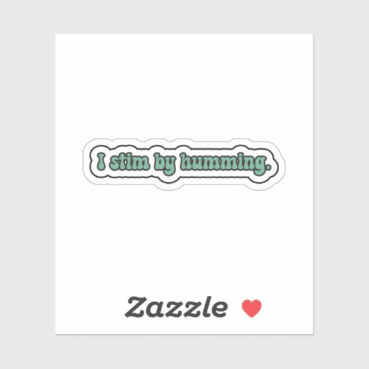 私は緑の神経多様性をハミングすることによって息を止める シール (シート)