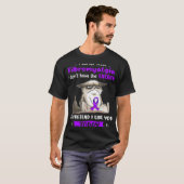 私は線維筋痛認識度おもしろい Tシャツ (正面フル)