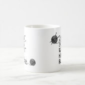 私は編みます従って私は人々のマグを殺しません コーヒーマグカップ (中央)