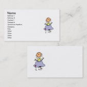 私は編みます 名刺 (正面/裏面)