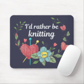 私は編み物になる – 編み物恋人 マウスパッド (マウス)
