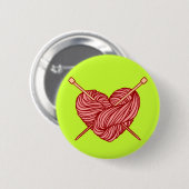 私は編むことを愛します 缶バッジ (正面&裏面)