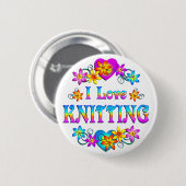 私は編むことを愛します 缶バッジ (正面&裏面)